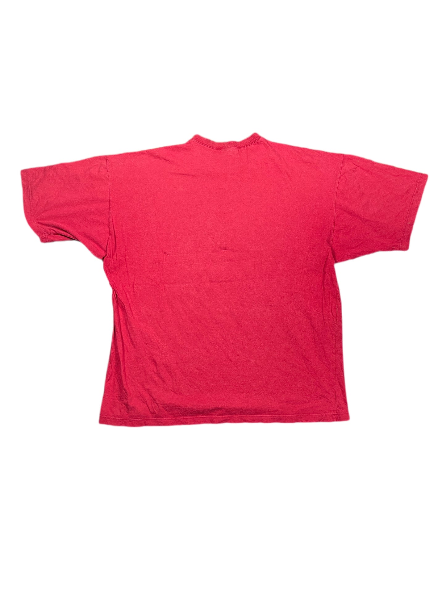 Vintage Adidas 1990s T-Shirt Red - XL