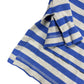 Vintage Polo Sport Ralph Lauren 1990s Polo Shirt Striped Blue Gray - XXL