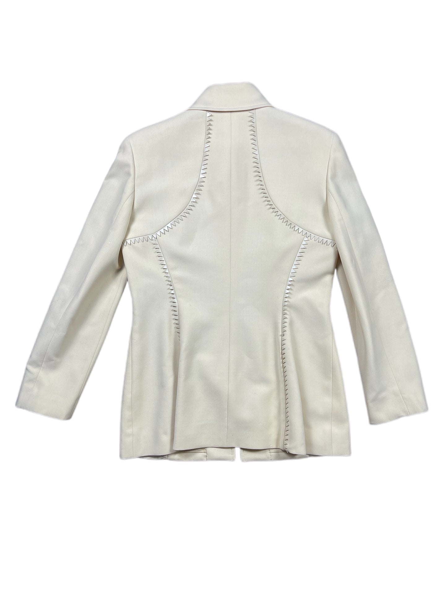 Vintage Gianni Versace Blazer Cream Beige - M/L