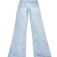 7 For All Mankind Flared Denim Pants Blue - S