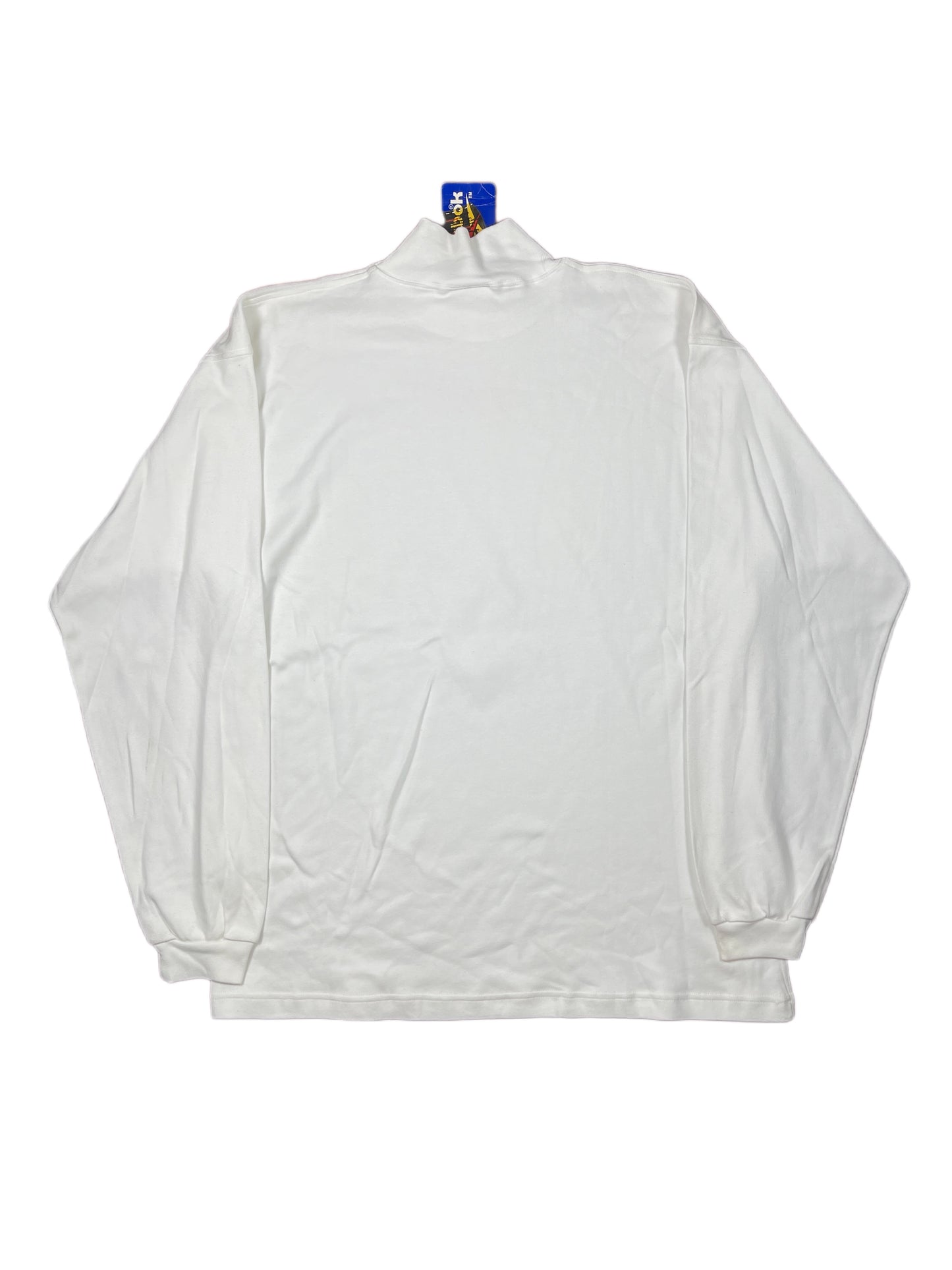 Vintage Reebok Turtleneck Sweatshirt White - XL
