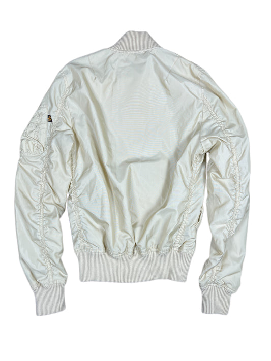 Alpha Industries Bomber Nylon Jacket Cream - XS