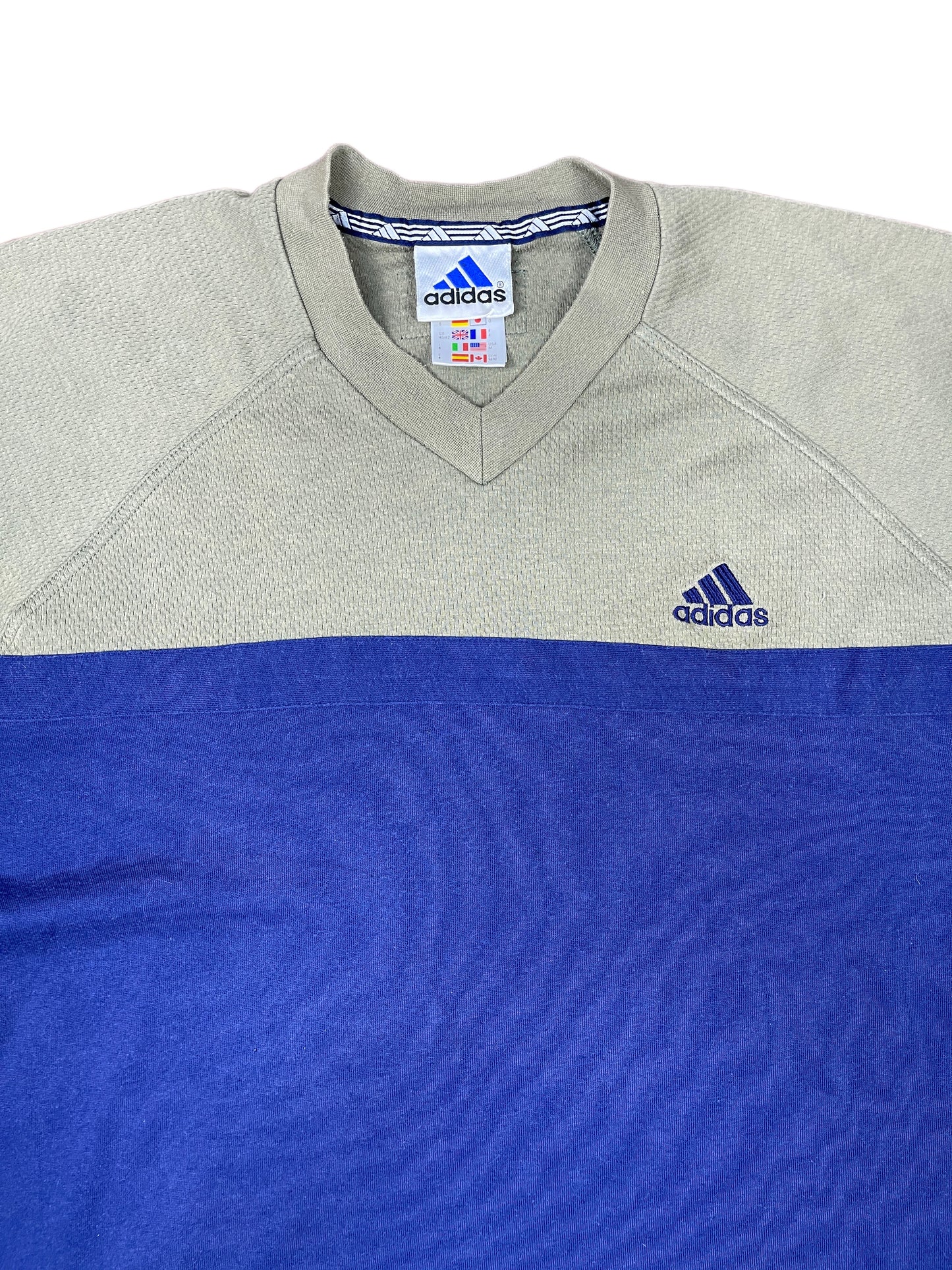 Vintage Adidas T-Shirt Navy - L