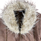 Y2k Morgan Fake Faux Fur Jacket Brown - M