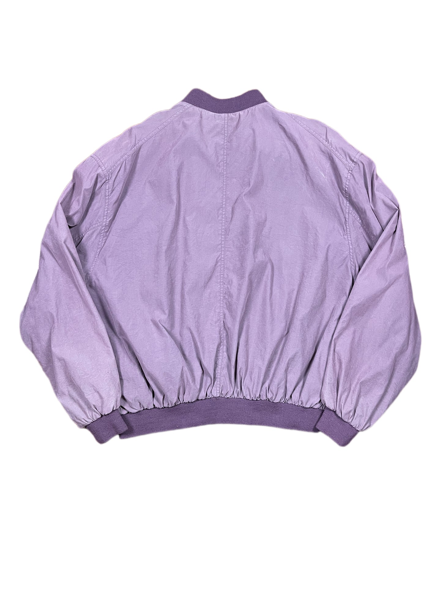 Vintage For Sail Cloth Jacket Wine Red - L