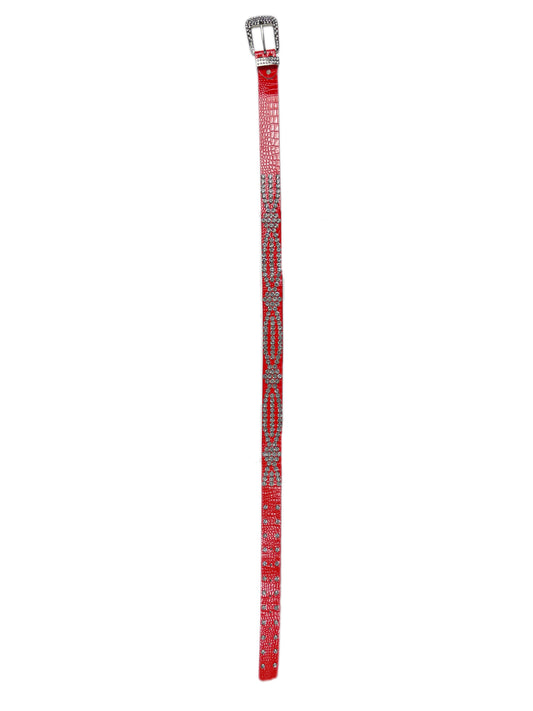 Y2k Belt Red
