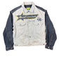 Vintage Diesel 90s Denim Jacket Gray Cream M