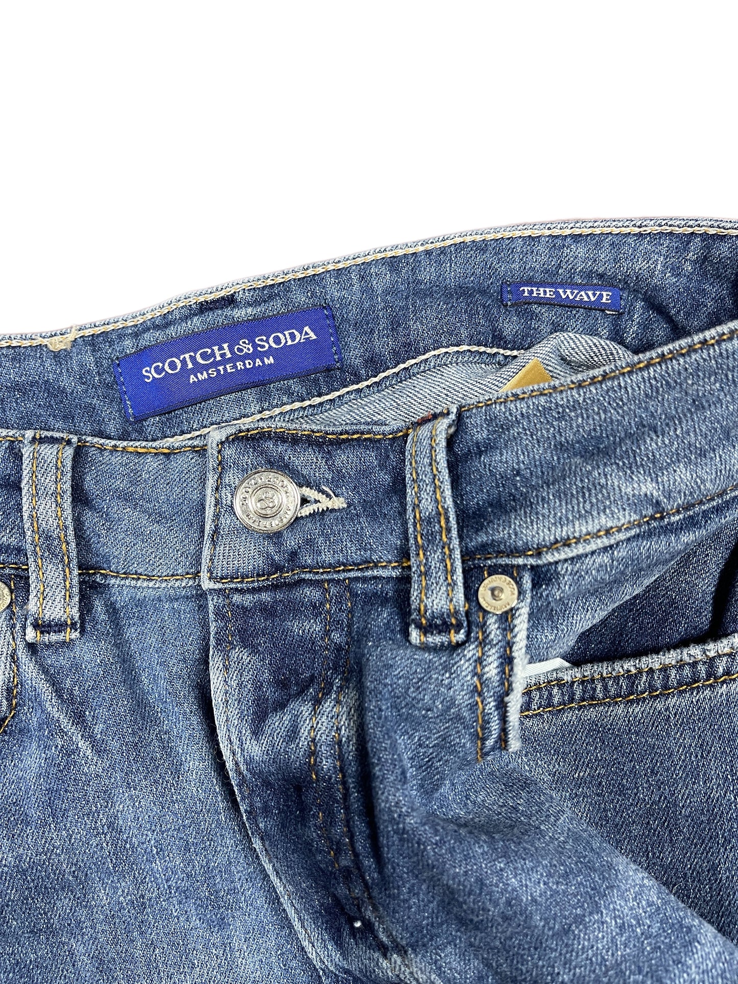 Scotch & Soda Ultra Flared Denim Pants Blue - S