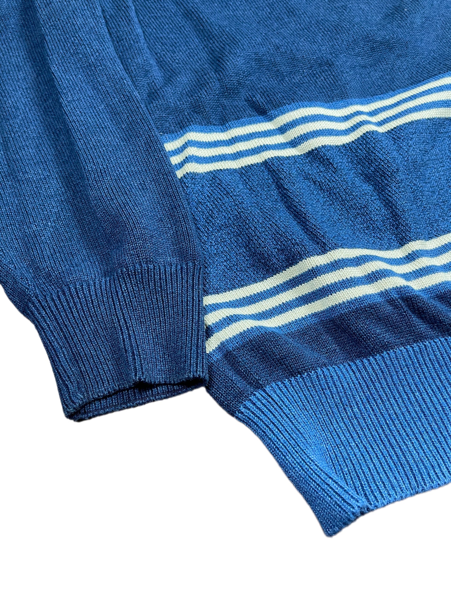 Vintage Iceberg 1991 Mickey Mouse Marina Knitted Sweatshirt Blue - L