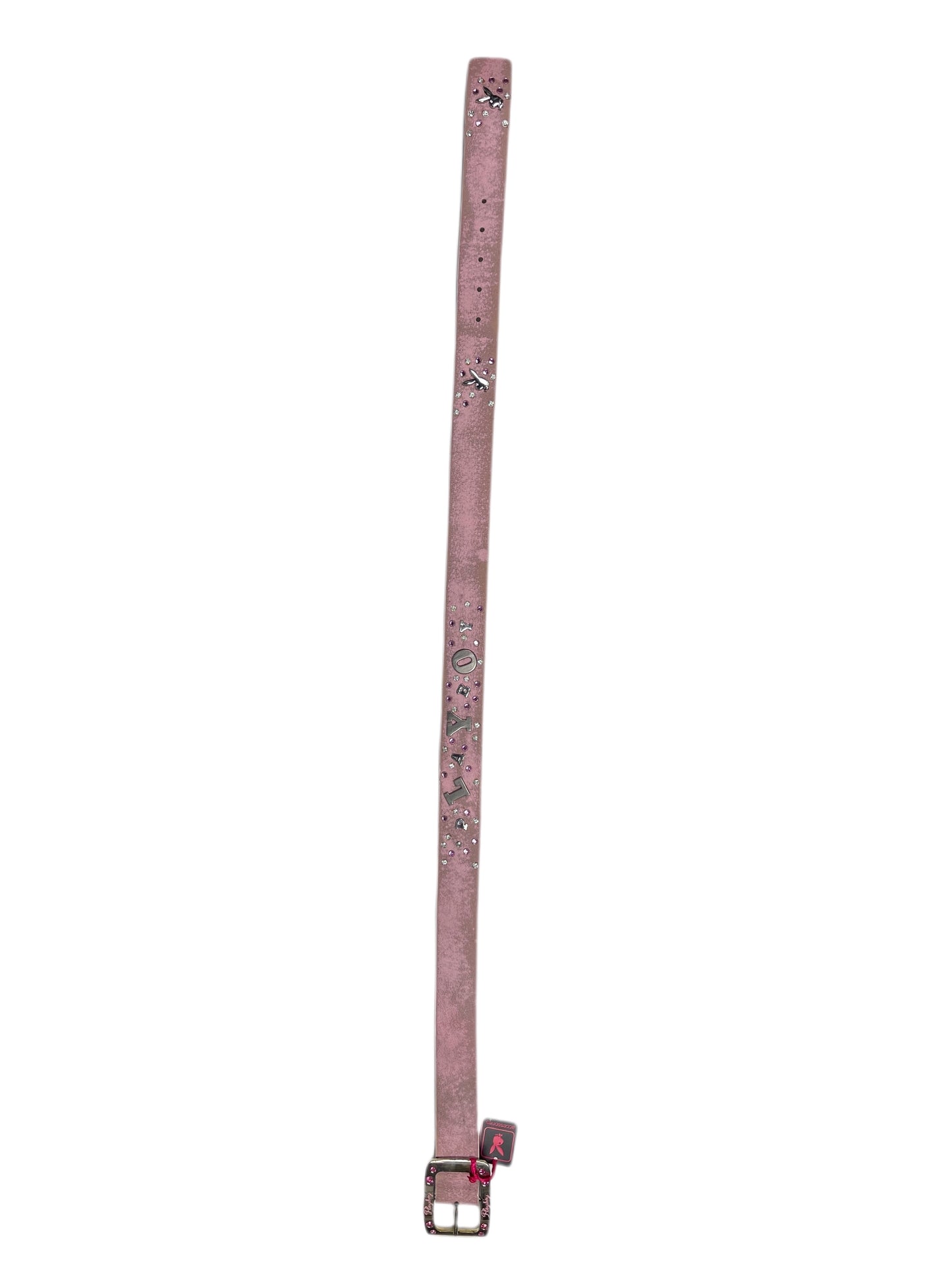 Y2k Playboy Belt Pink 2004