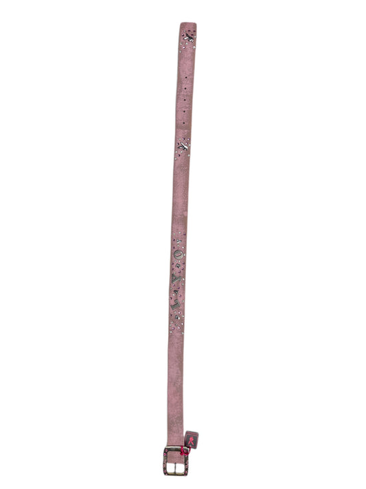 Y2k Playboy Belt Pink 2004
