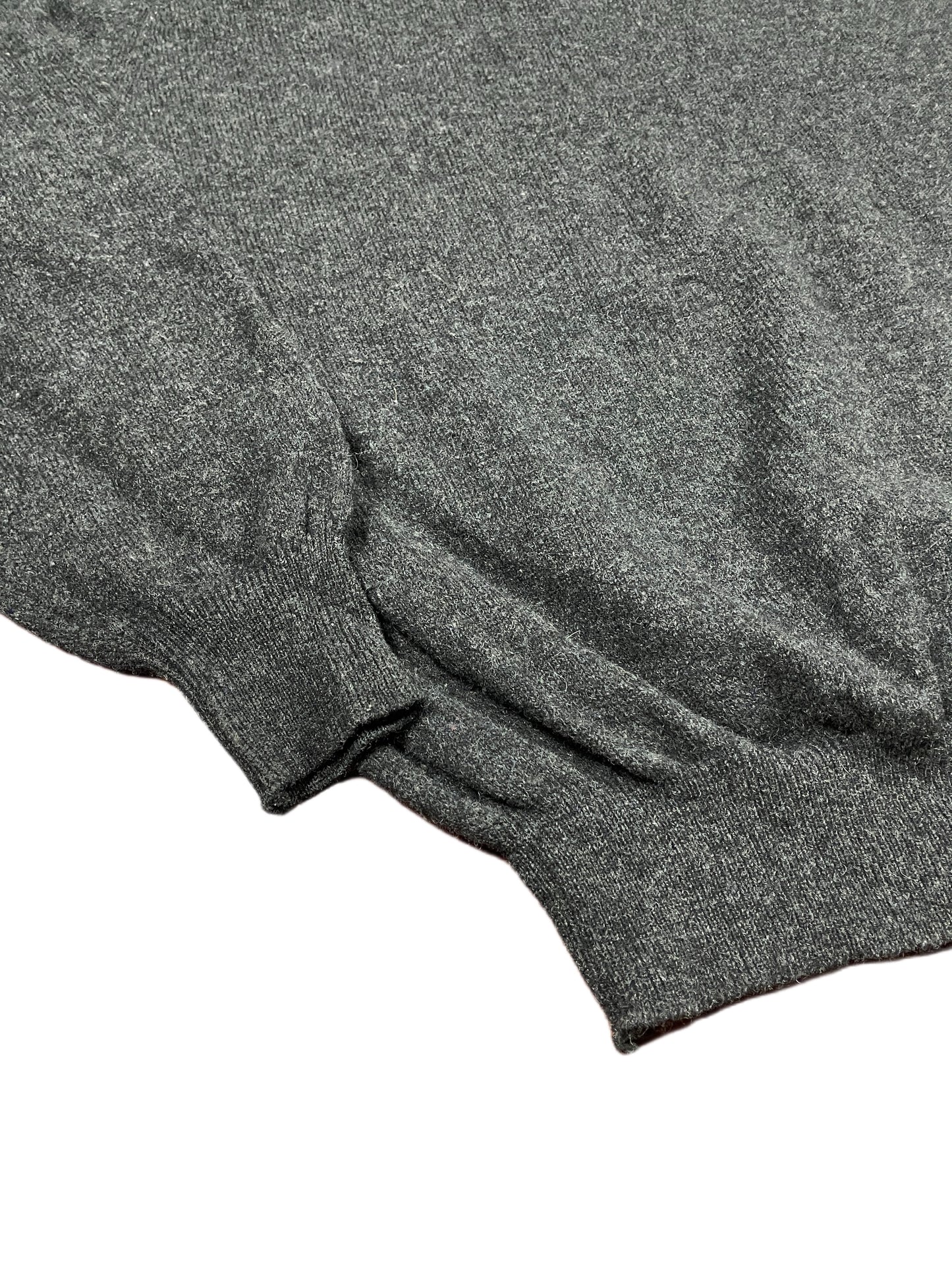 VIntage Yves Saint Laurent Knitted New Wool Sweatshirt Gray Black - XXL