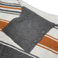 Y2k Short Sleeve Knitted Turtleneck Jumper Beige Orange - L/XL
