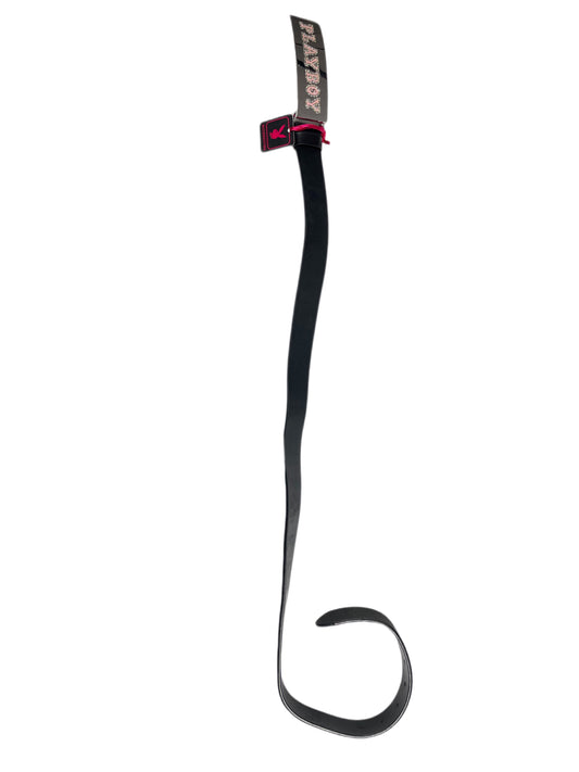 Y2k Playboy Leather Belt Black 2004