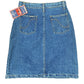 Vintage Mustang High Waist Denim Skirt Blue - S