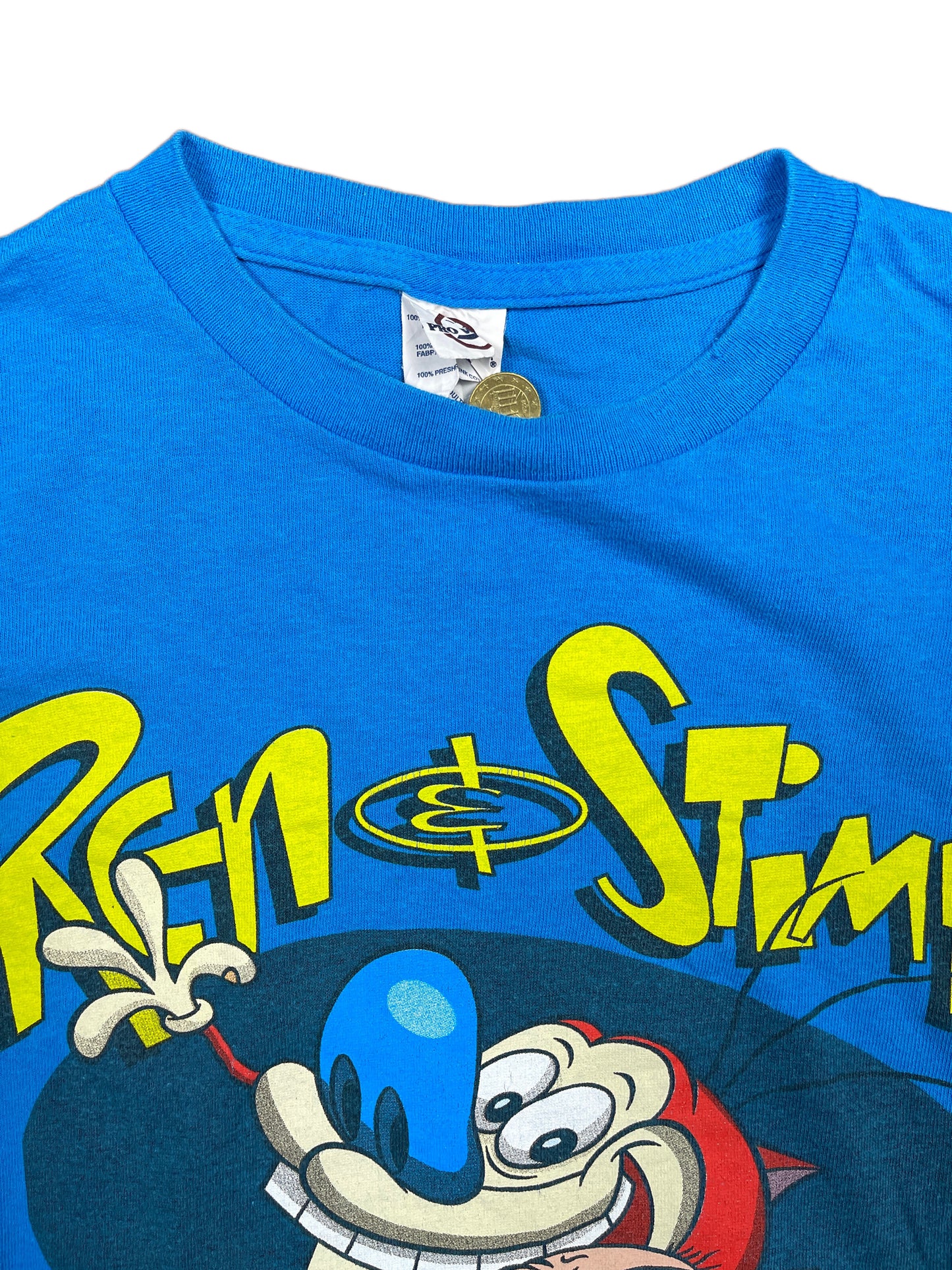 Ren & Stimpy 2011 T-Shirt Blue - M
