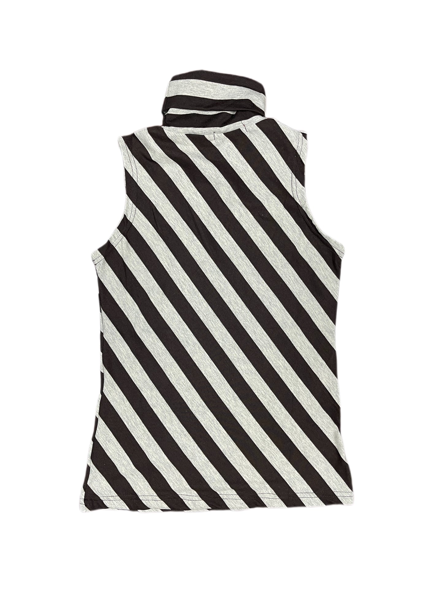 Y2k BbG Sleeveless Top Gray Black - M