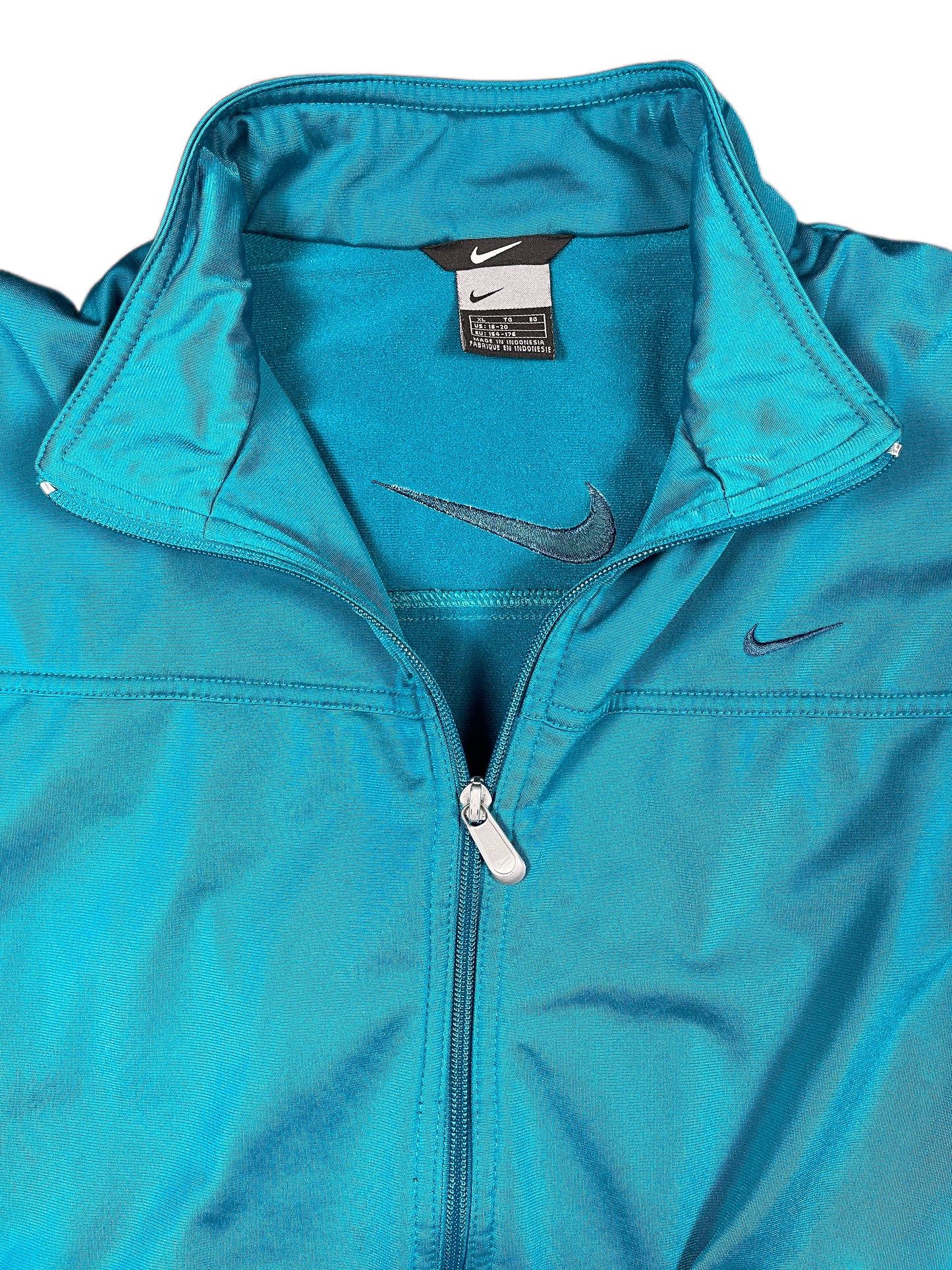 Vintage Nike 2000s Sport Jacket Turquoise - S/M