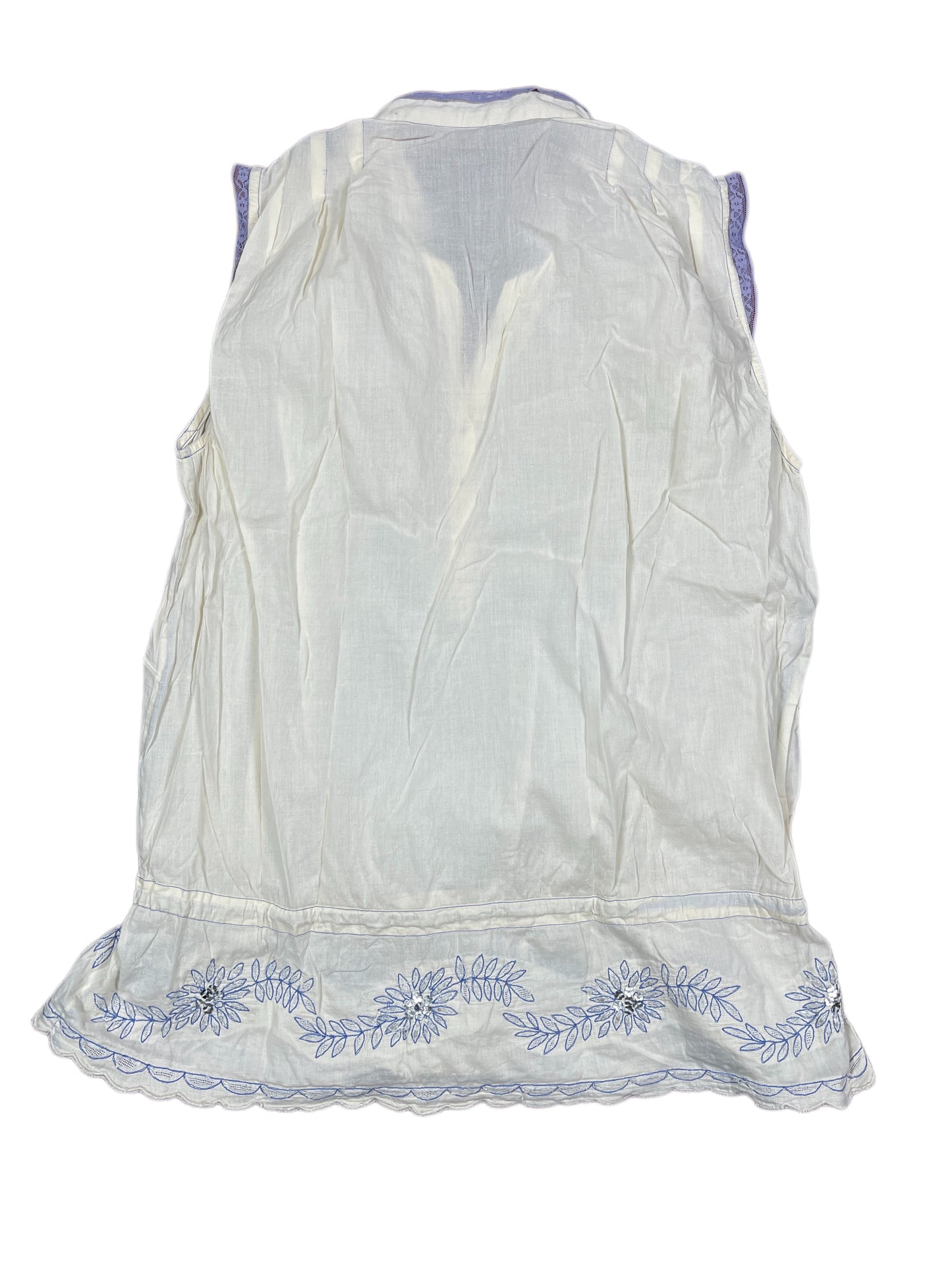 Armand Basi Sleeveless Mini Dress White Purple - XL
