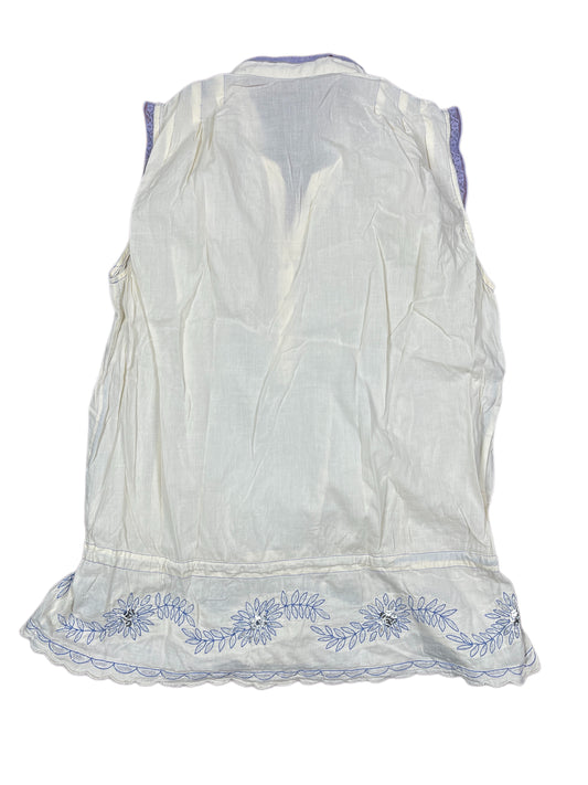 Armand Basi Sleeveless Mini Dress White Purple - XL