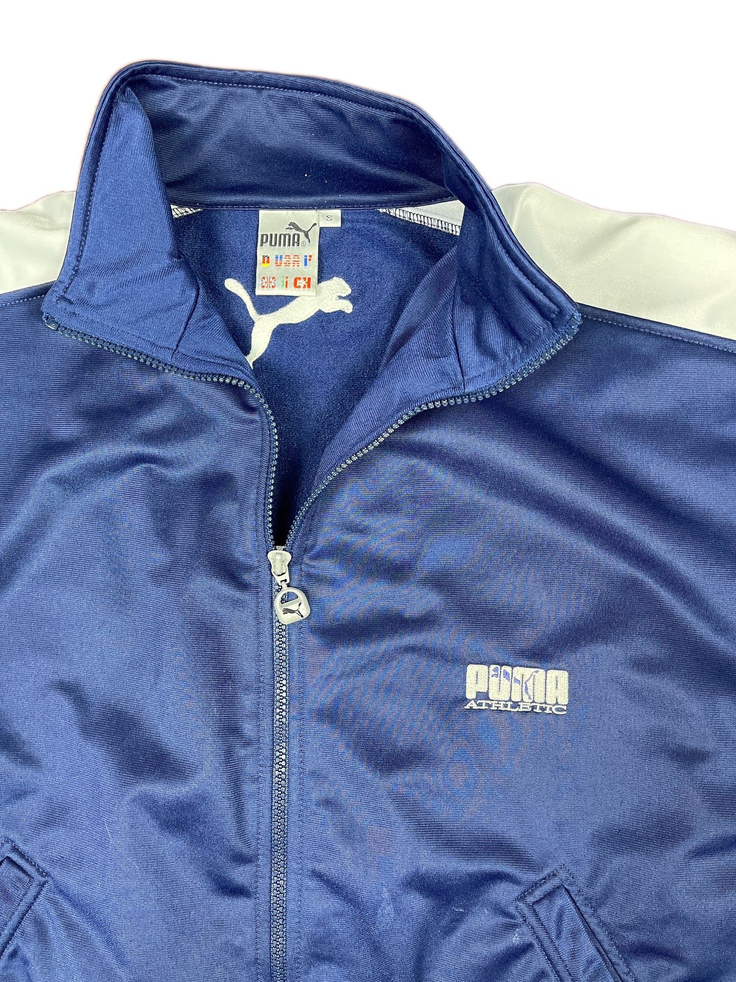 Vintage Puma Sport Jacket Navy - S/M