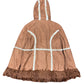Vintage Heaven Faux Fur Coat Brown - L