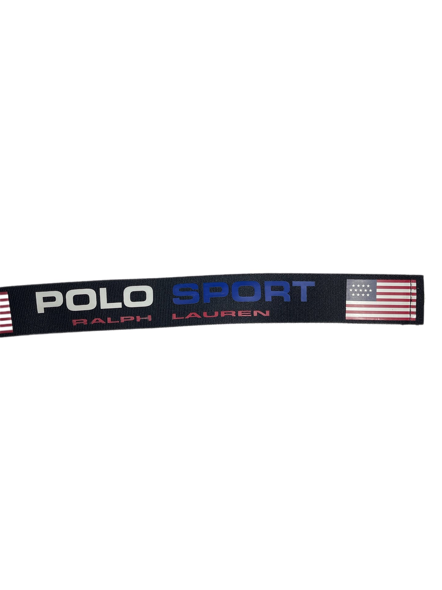 Y2k Polo Ralph Lauren Nylon Belt Black