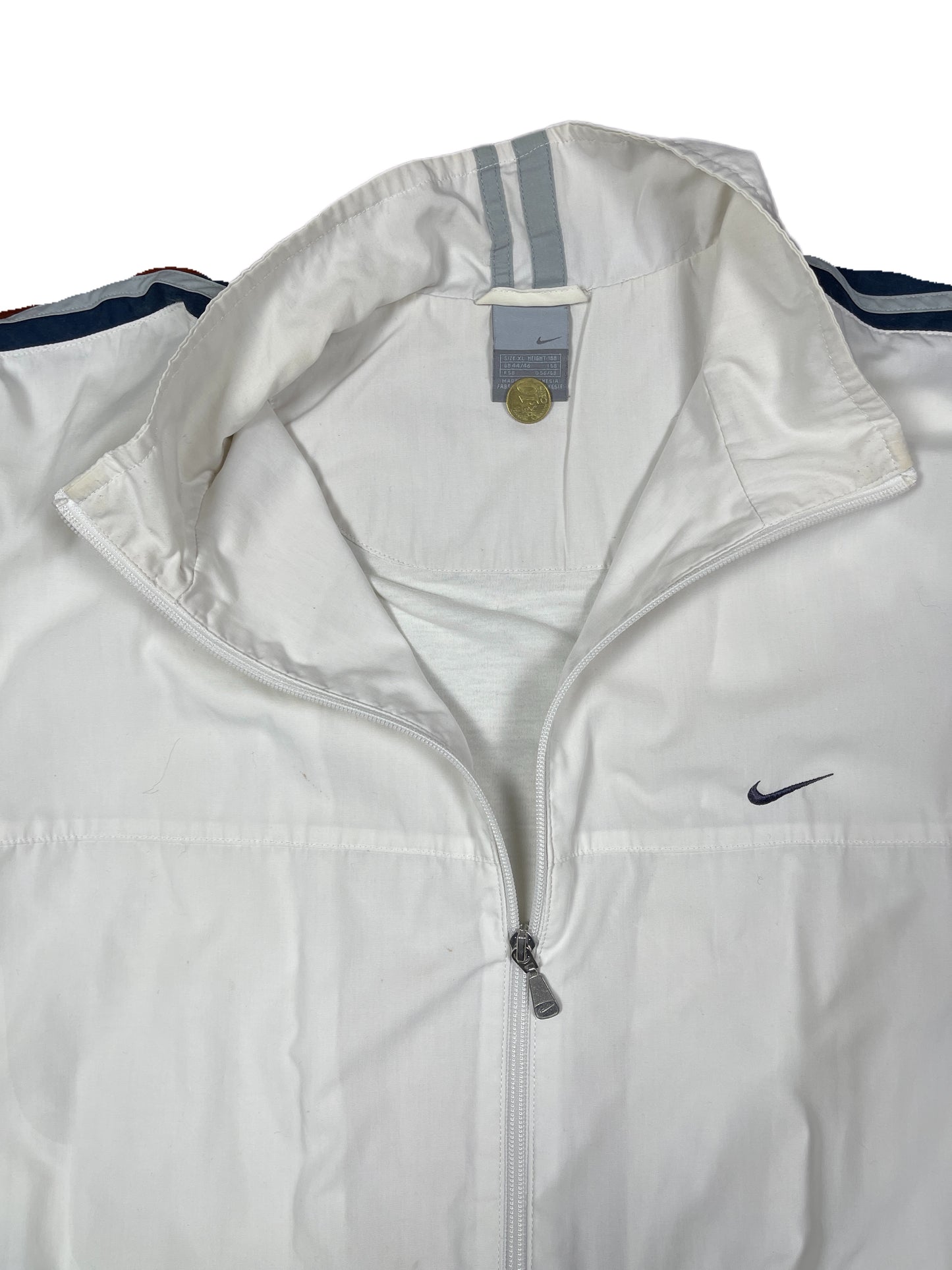 Vintage Nike 2000s Sport Jacket White - XL