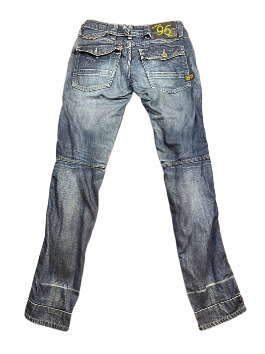 Y2k G-Star Low Waist Opium Skinny Denim Pants Blue - M/L