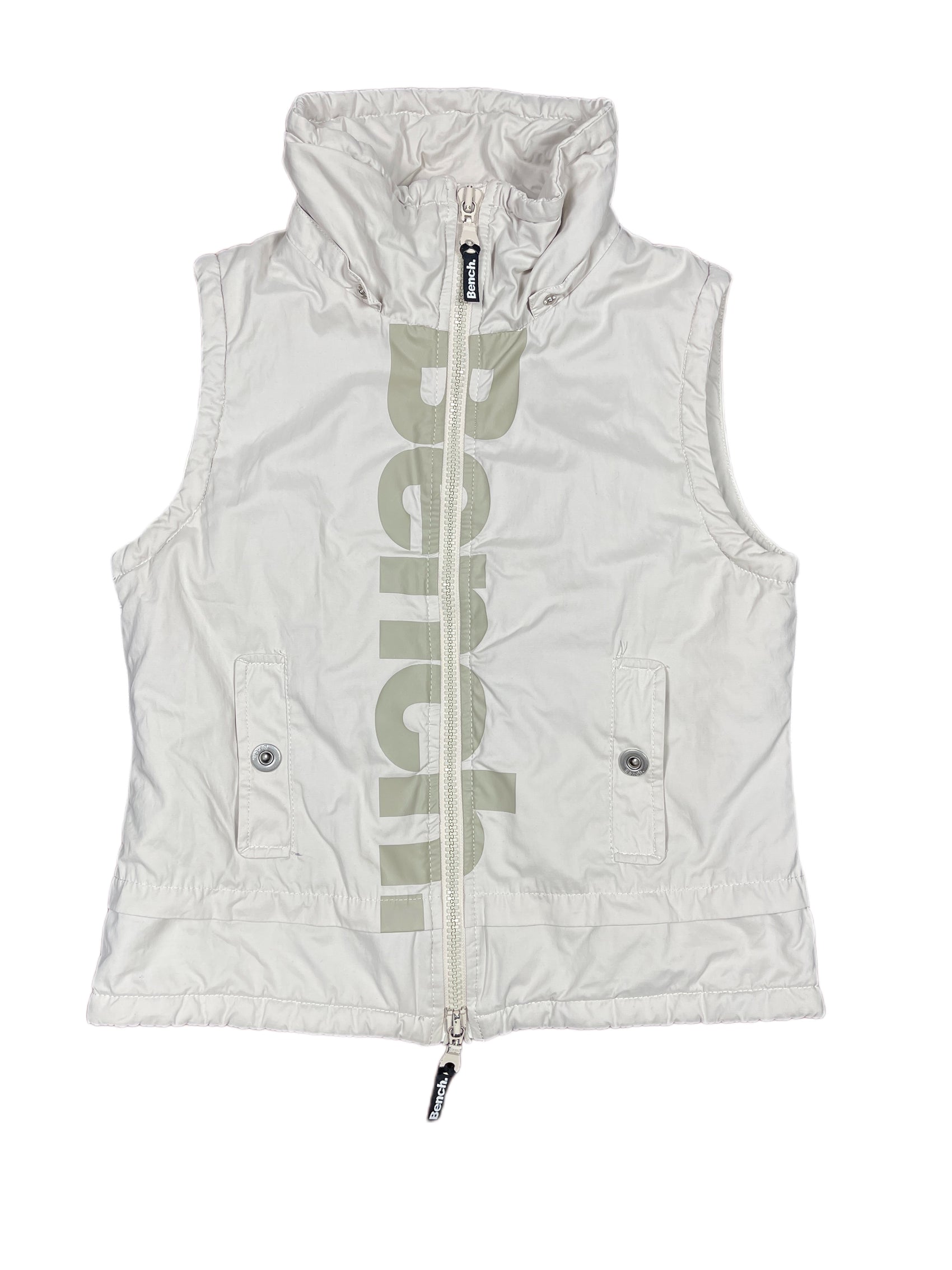 Y2k Bench Vest Cream - L