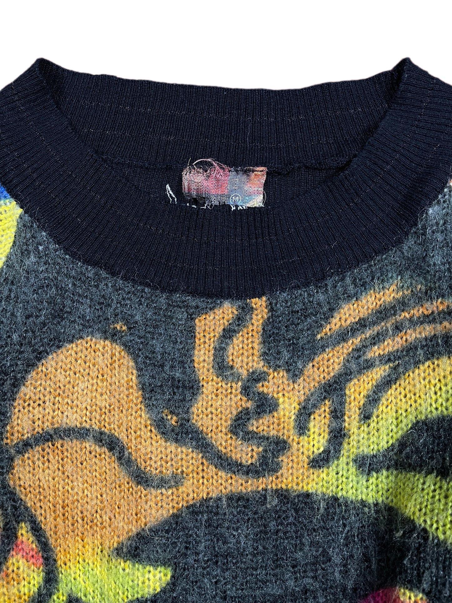 Y2k Desigual Long Sleeve Top Multicolor - M