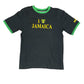 Vintage Puma 2000s Jamaica T-Shirt Black Green - S