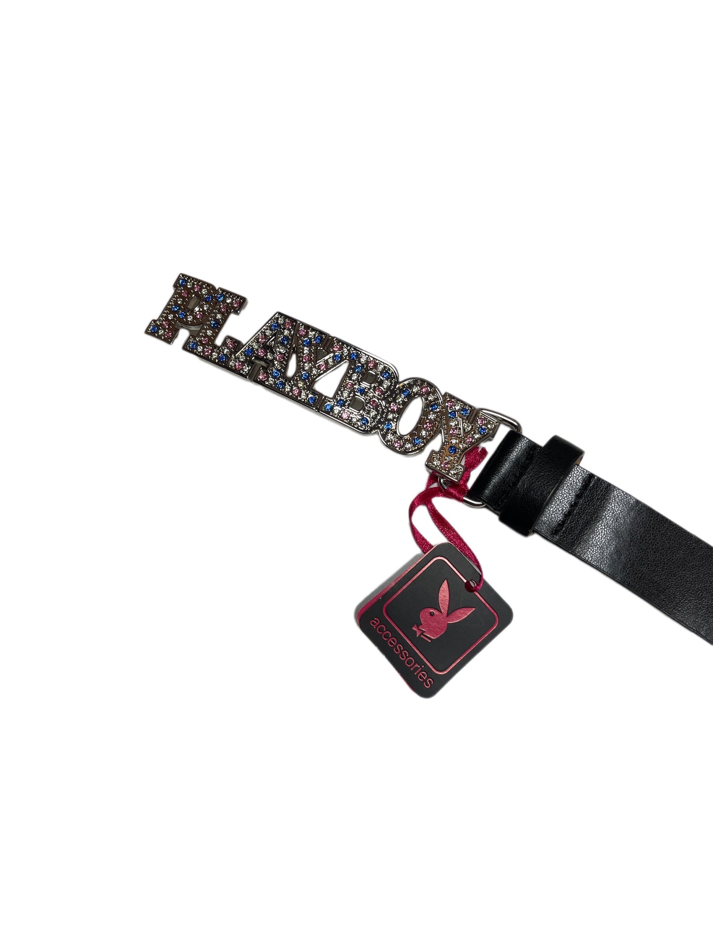 Y2k Playboy Belt Black 2004
