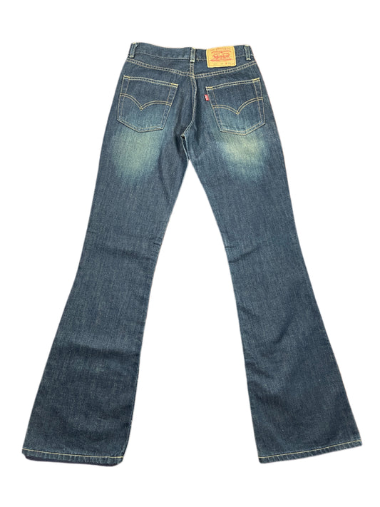 Vintage Levi's Low Waist Flared Denim Pants Blue - M
