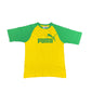 Y2k Puma T-Shirt Yellow Green - XL