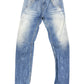 Y2k DIesel Opium Denim Pants Blue White - XS/S