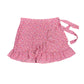 Vintage Skirt Flower Motiv Pink - L
