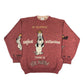 Vintage Droopy Studio Aventures Chunky Knitted Sweatshirt Red - XL