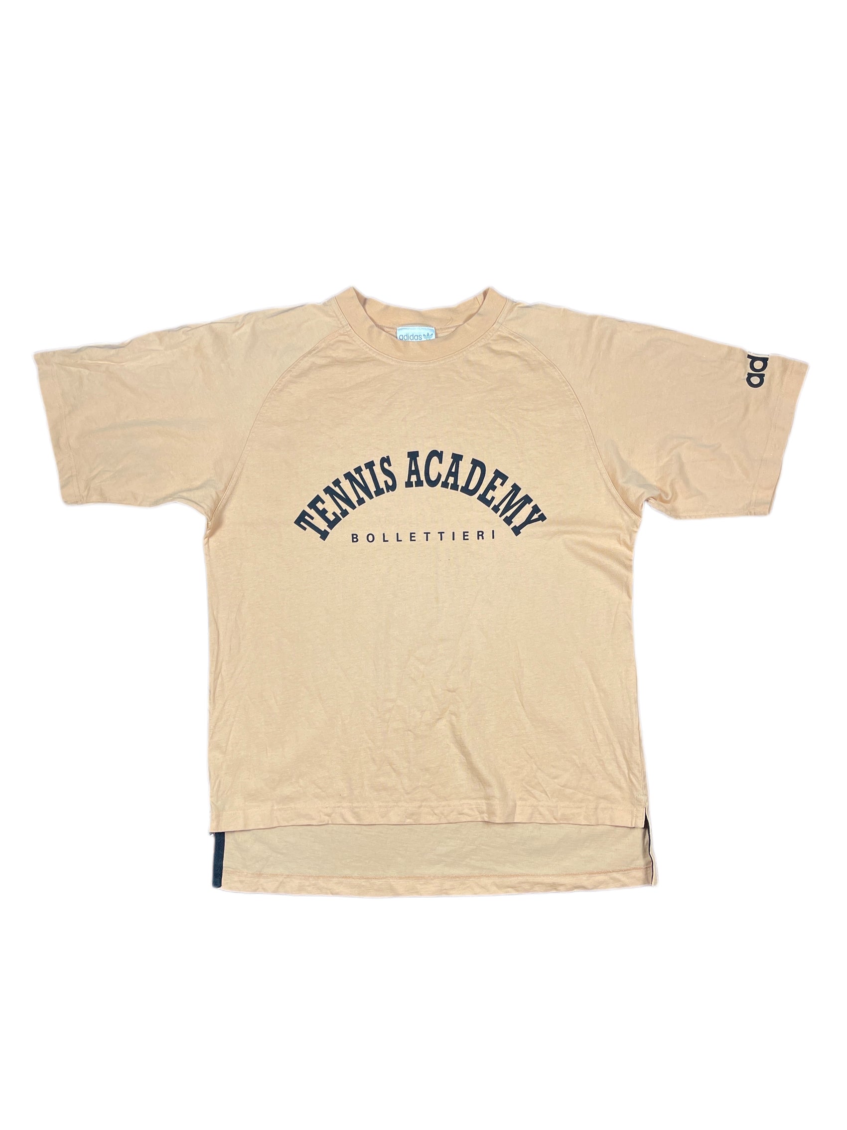Vintage 90s Adidas Tennis Academy T-Shirt Salmon - L