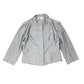 Mango Thin Blazer Metallic Gray SIlver - M
