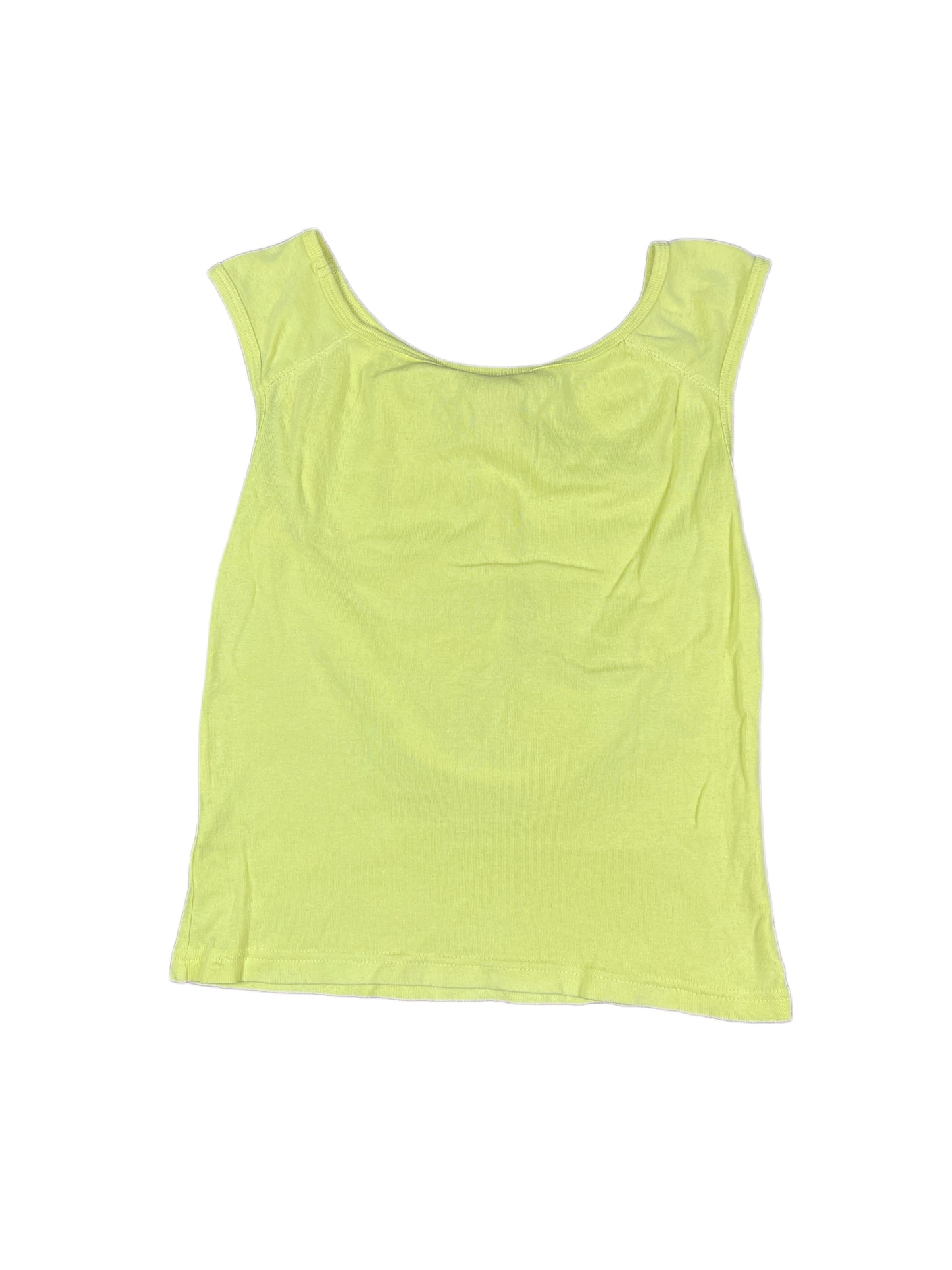 Y2k Yellow Sleeveless Top - XXS/XS