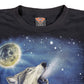Vintage Rock Eagle Singlestitch Wolf T-Shirt Black - S