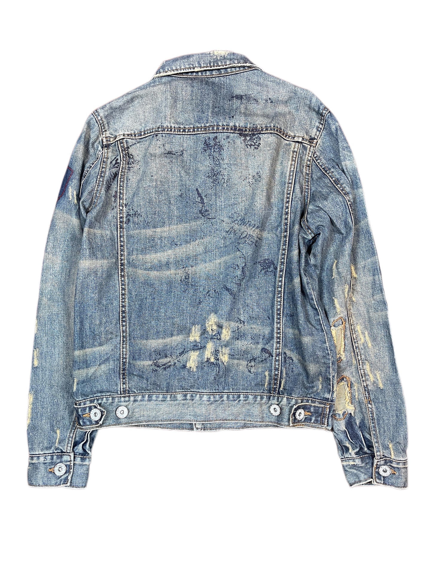 Y2k Desigual Denim Jacket Blue - M