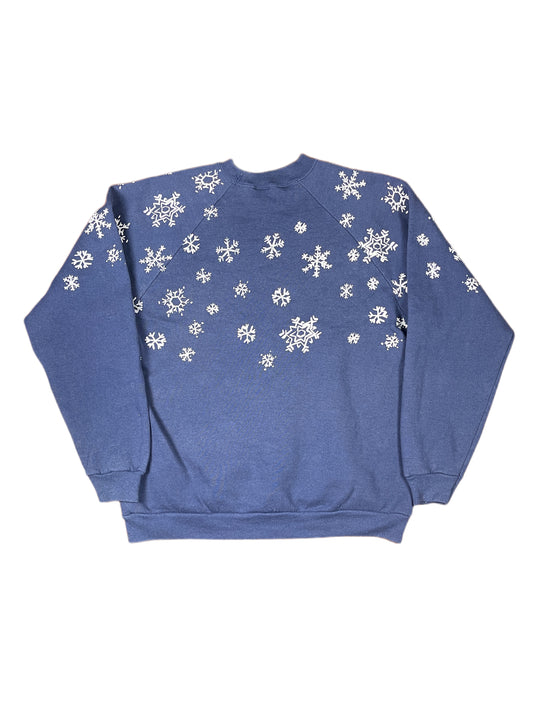 Vintage Screen Stars Sierra Nevada Skiing Sweatshirt Navy - L
