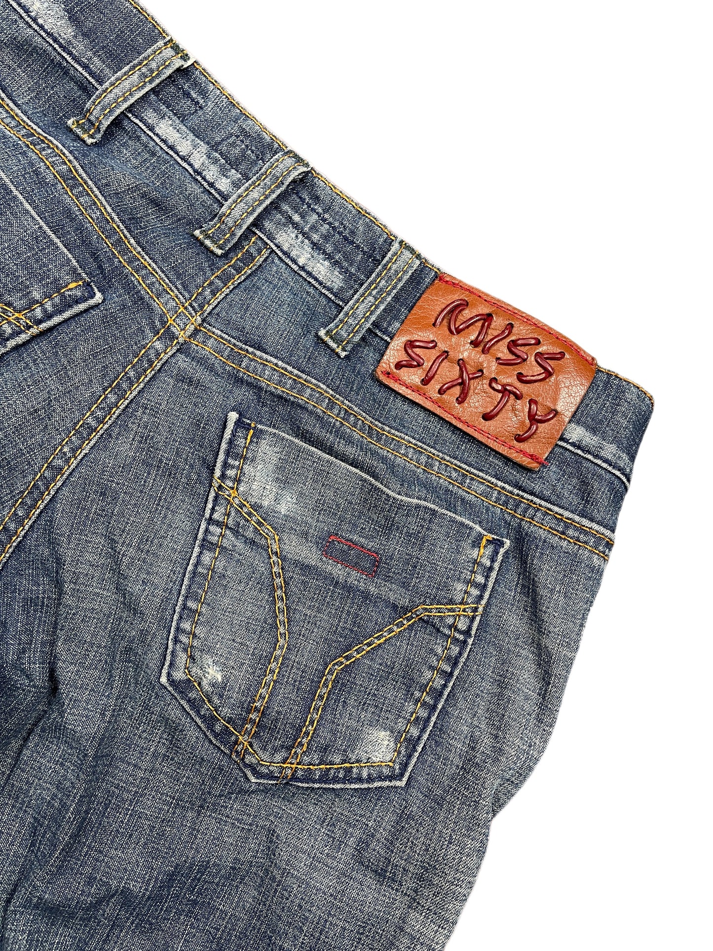 Y2k Miss Sixty Low Waist Flared Denim Pats Blue S