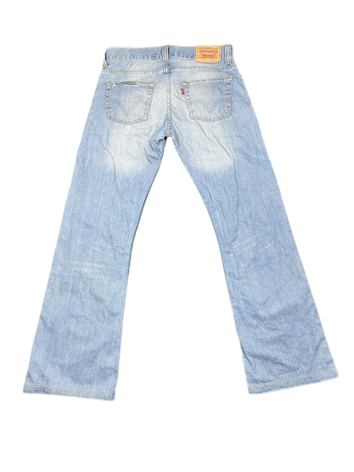 Y2k Levi´s 512 Bootcut Denim Pants Light Blue - S