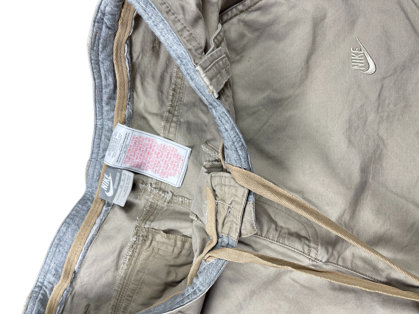 Y2k Nike Cargo Pants Beige - M