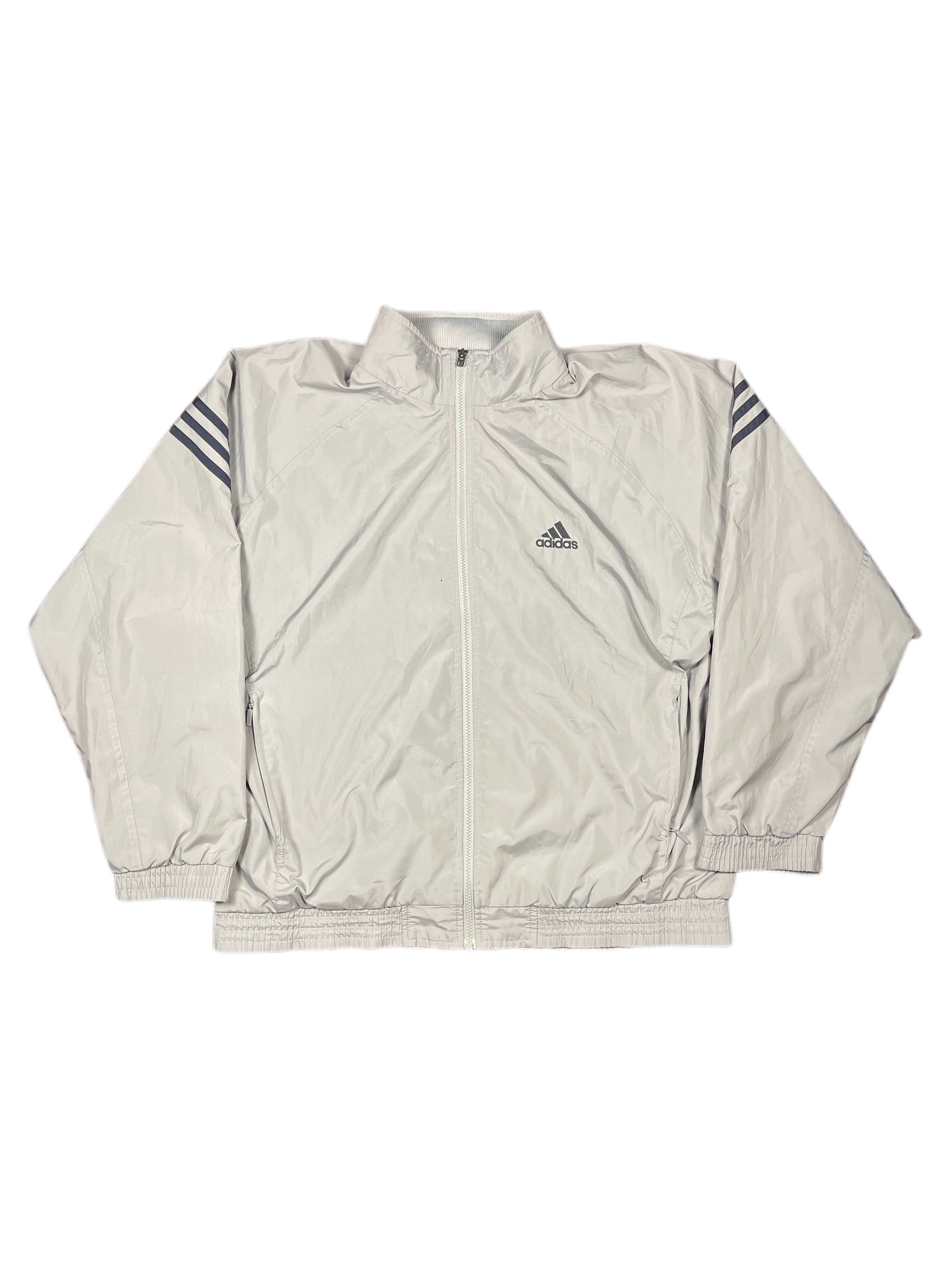 Vintage Adidas Track Jacket Gray - XL