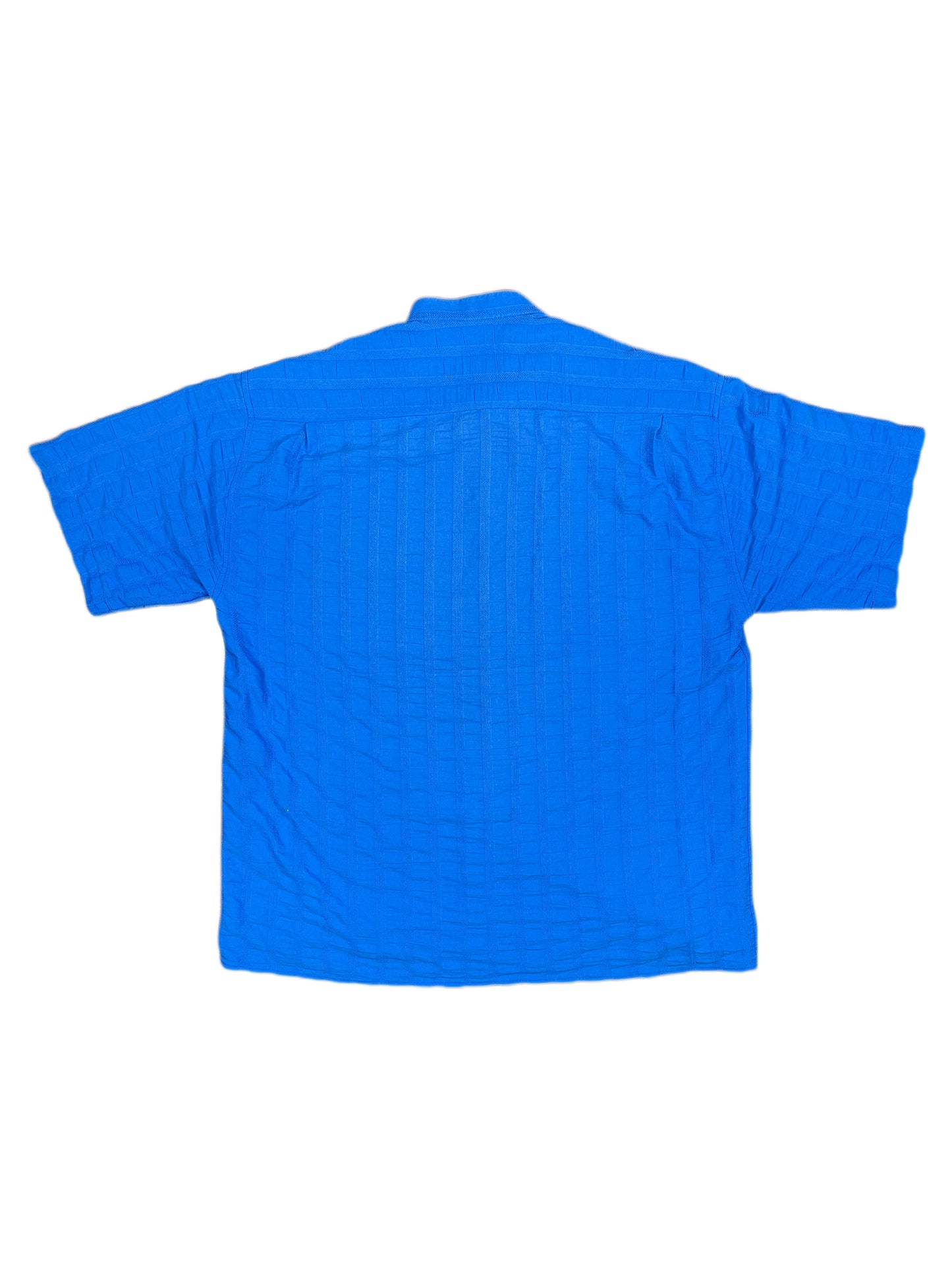 Vintage On the Rock Short Sleeve Shirt Blue - XL