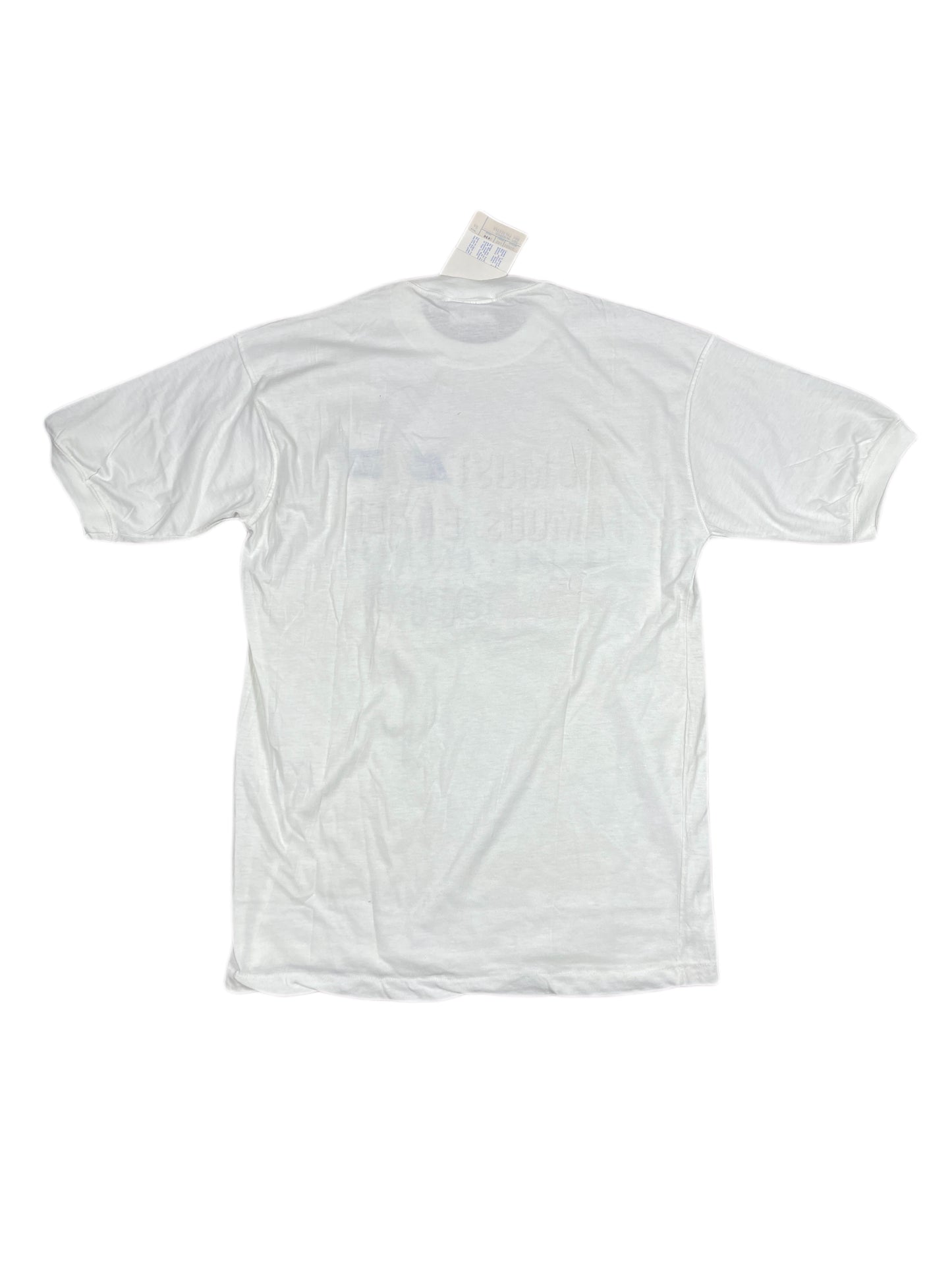 Vintage Kappa 1990s Jack La Motta T-Shirt White - XL